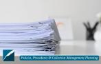 A stack of documents on a desk